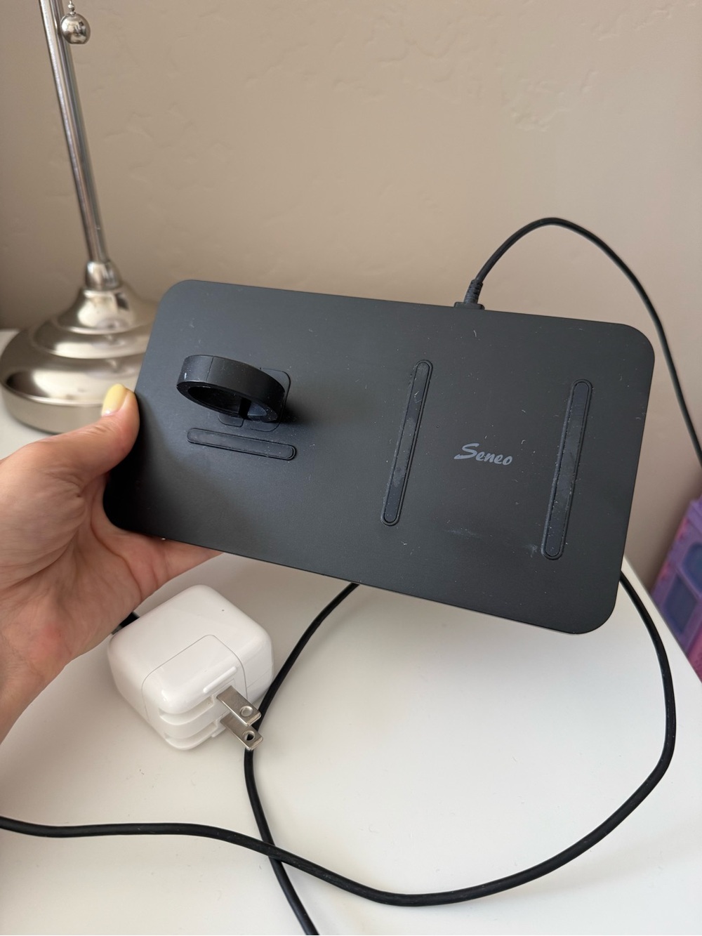 Charging Station for Magsafe, Magnetic Phone and Watch Charger Stand